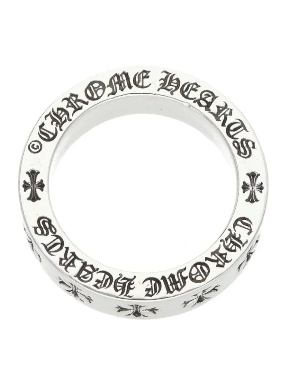 Chrome Hearts Spacer Forever Silver Ring